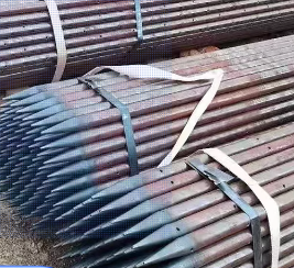 重庆超前小导管预埋钢管出尖打孔焊倒刺无缝焊管厂